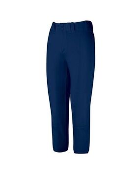 Mizuno Women’s Navy Blue Softball Pants with Elastic Bottoms size Small